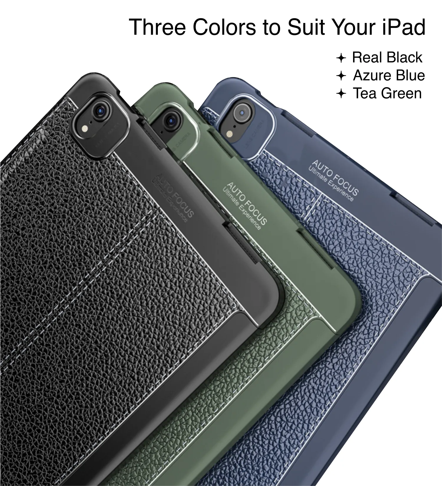 Vegan Leather Rugged Flexible TPU Slim Intelligent Protective Case For Apple iPad Pro 11 Inch [2018], Apple iPad Air 10.9 Inch [4th Gen 2020], Apple iPad Air 10.9 Inch [5th Gen 2022] [Apple Pencil Slot], Tea Green