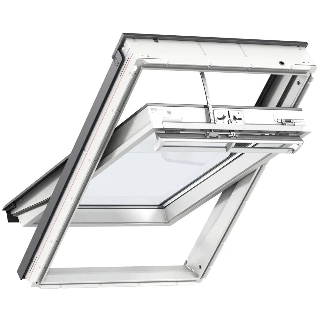 VELUX GGU Maintenance Free White Polyurethane INTEGRA® Electric Windows