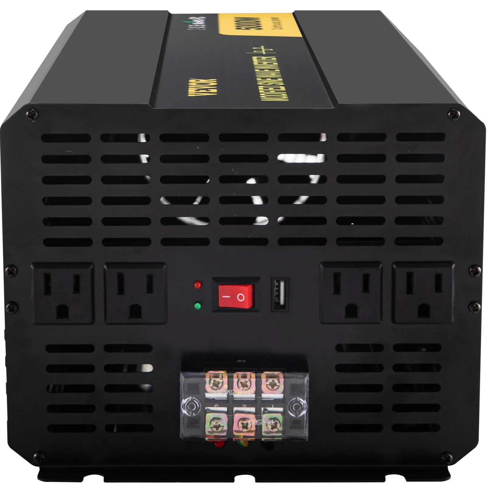 VEVOR Power Inverter, 5000W Modified Sine Wave Inverter, DC 12V to AC 120V Car Converter with LCD Remote Controller