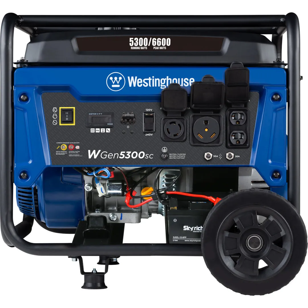 WGen5300sc Generator with CO Sensor