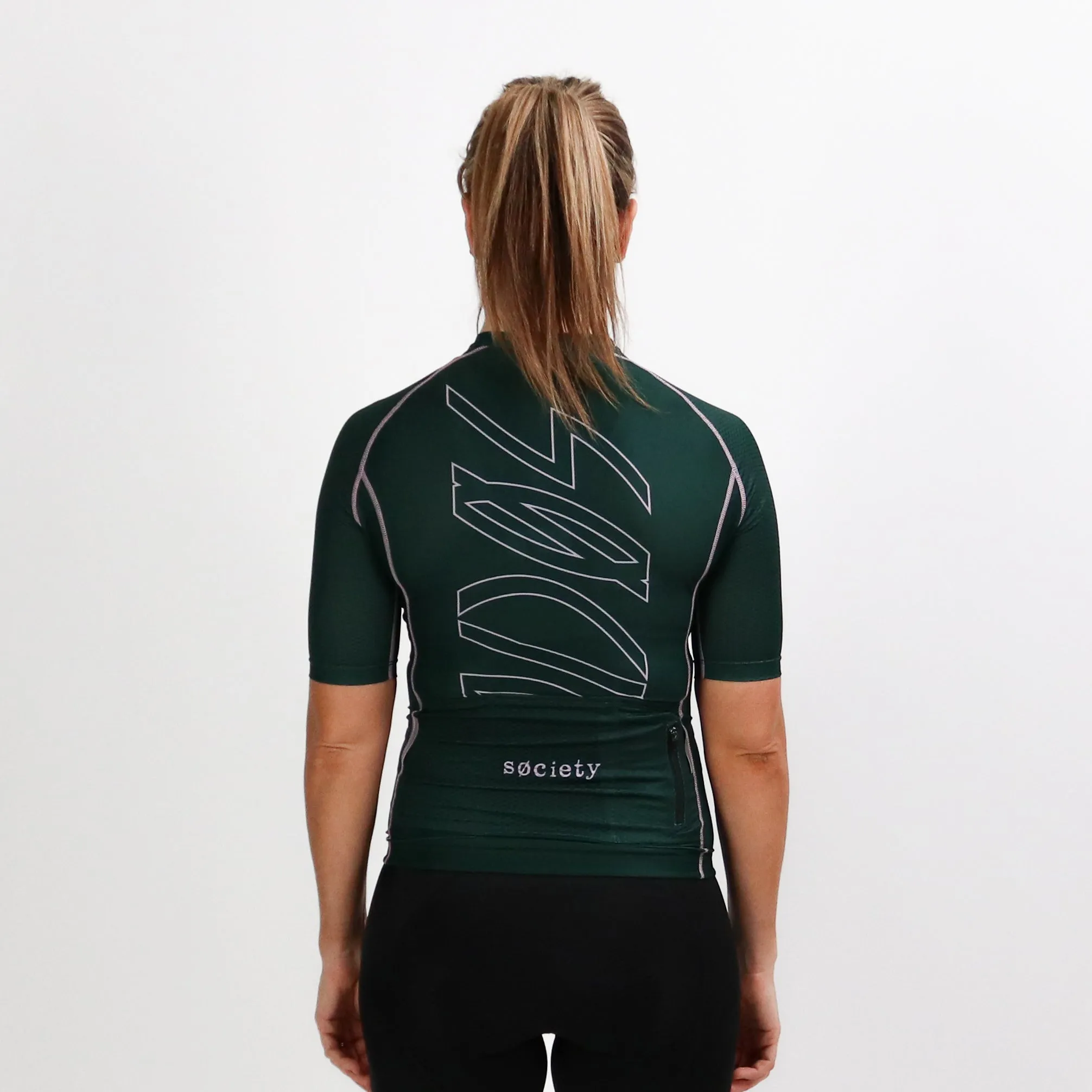 Womens Omni HyperMesh Jersey (Green/Pink)