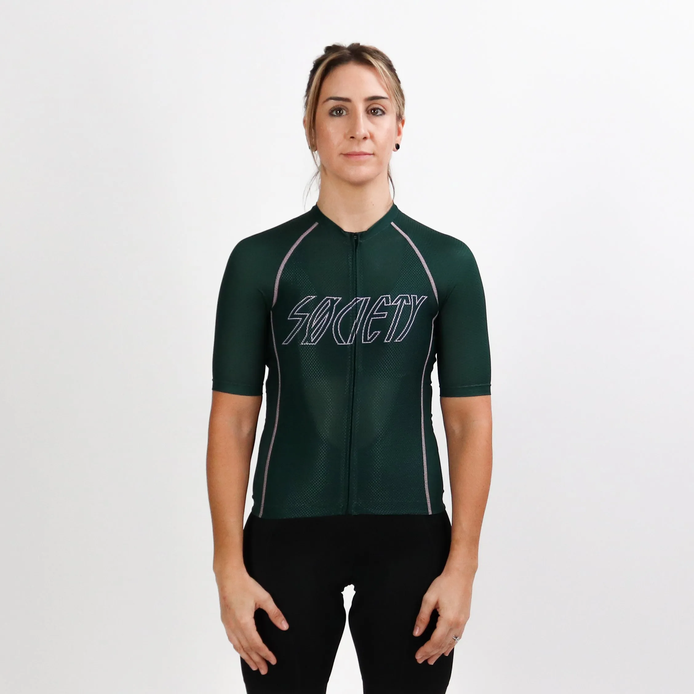 Womens Omni HyperMesh Jersey (Green/Pink)