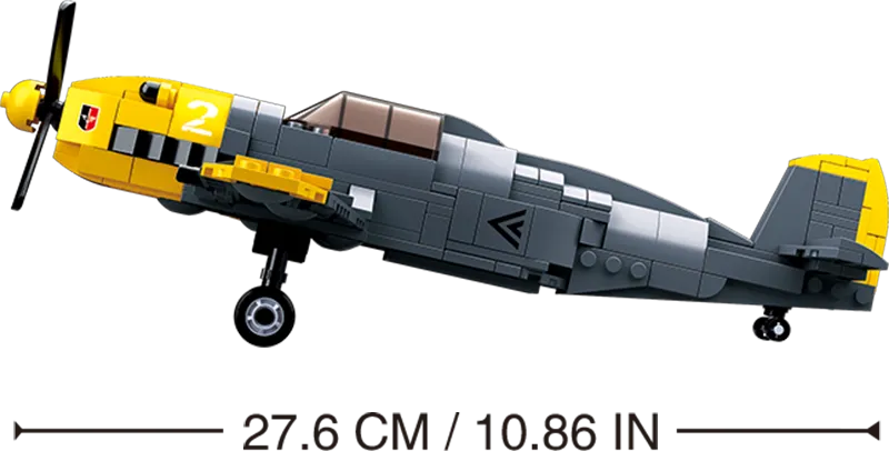 WW2 BF-109 Aircraft Building Bricks Toy Plane Set