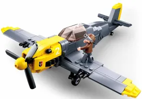 WW2 BF-109 Aircraft Building Bricks Toy Plane Set