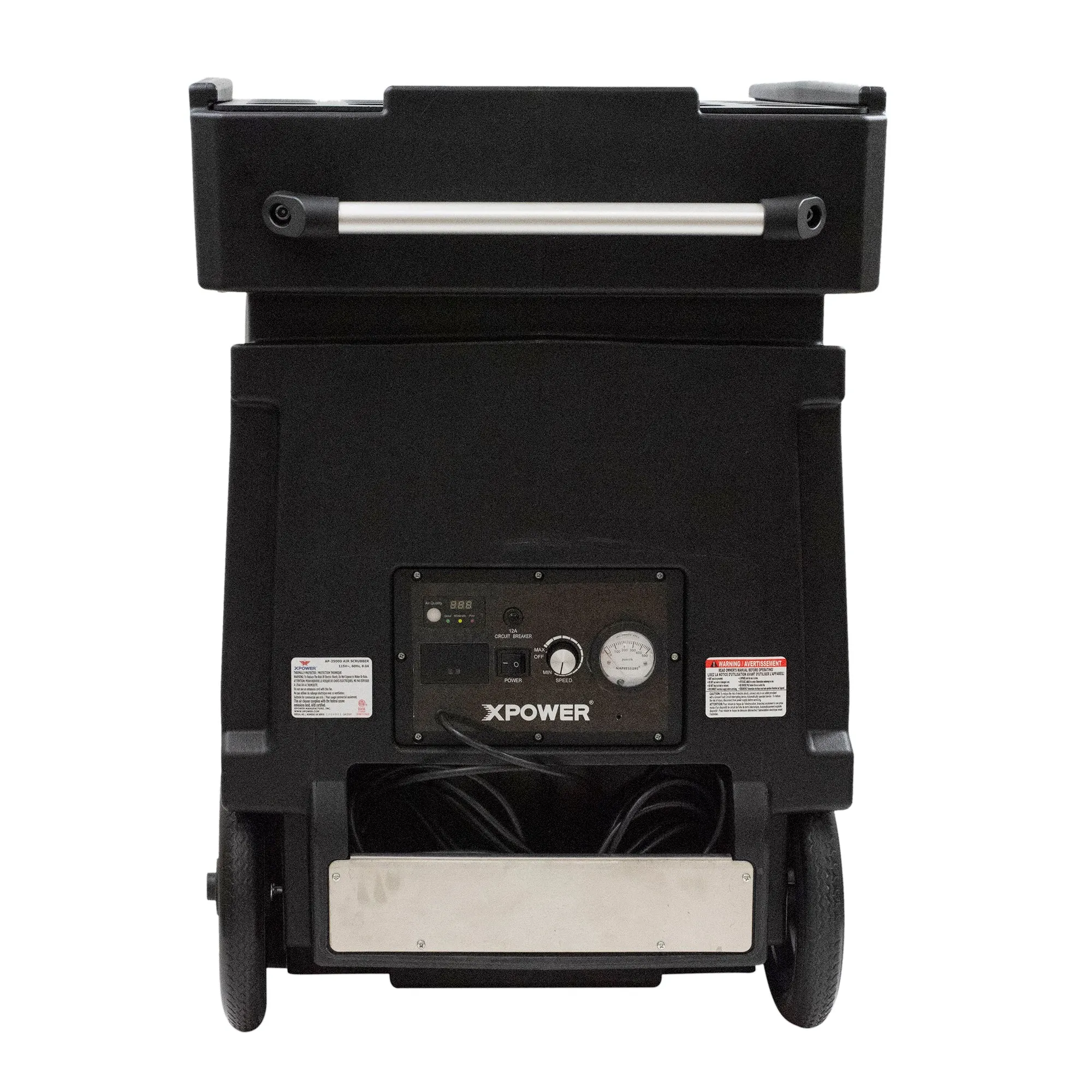 XPOWER AP-2500D DC Brushless Motor 1800 CFM Commercial HEPA Air Filtration System with PM2.5 Sensor